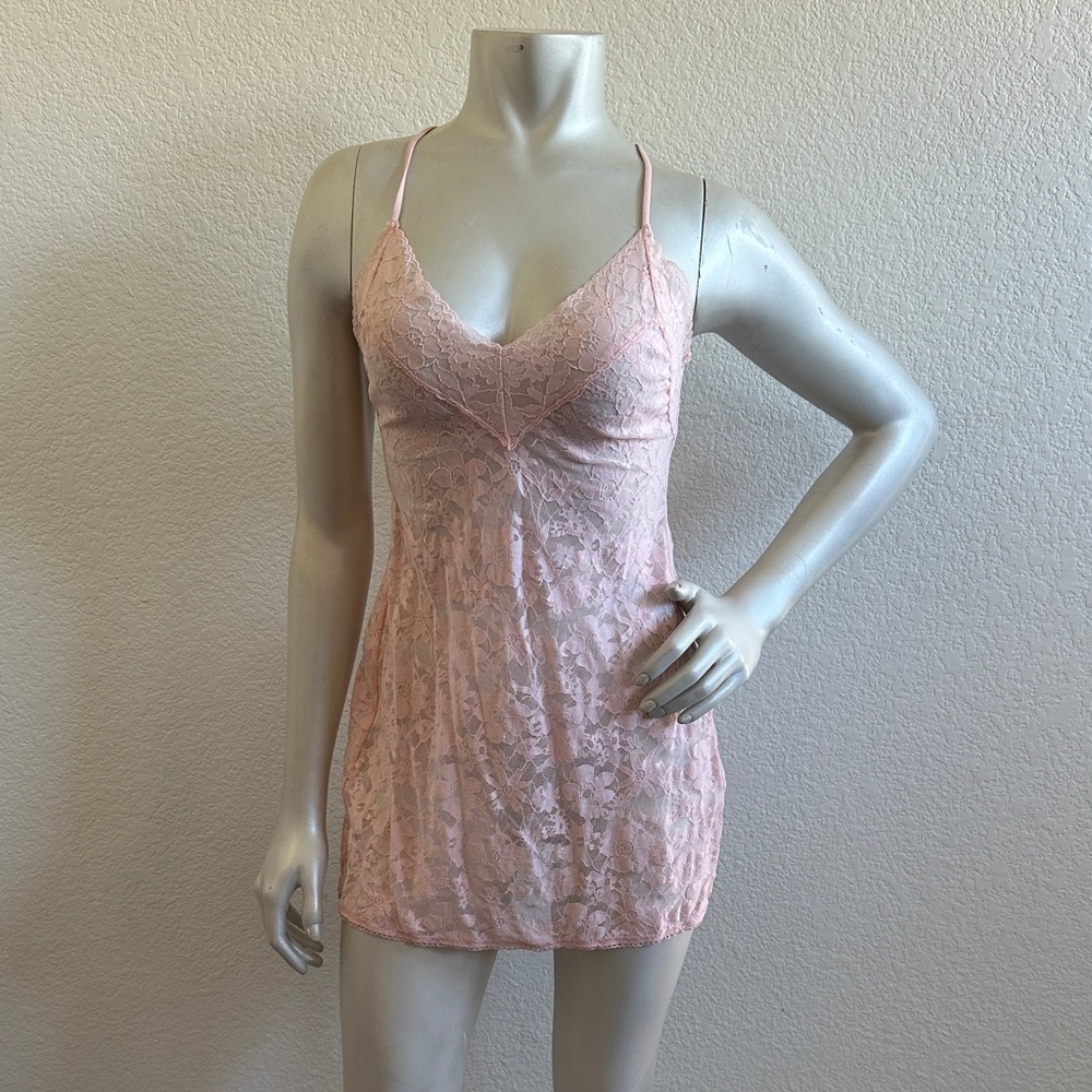 Victoria's Secret Blush Lace Chemise